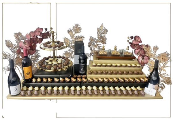Wine And Chocolate Over Size Design